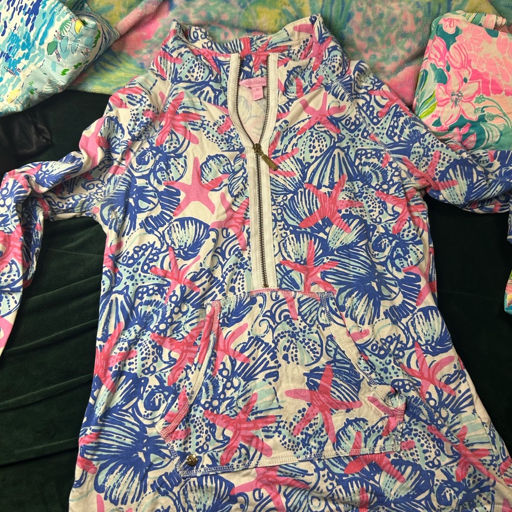 Lilly Pulitzer Popover Woman’s Size M She She Shells